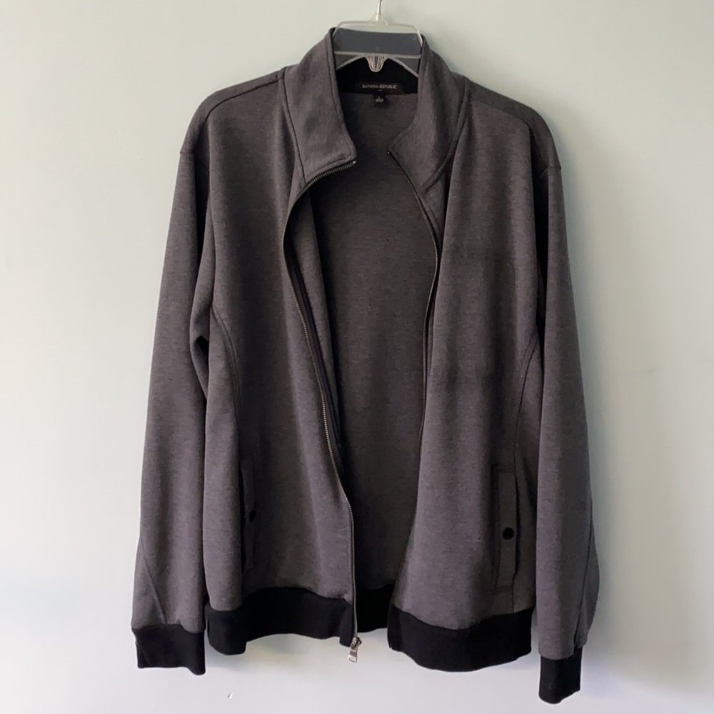 Banana Republic Gray Zip Up jacket